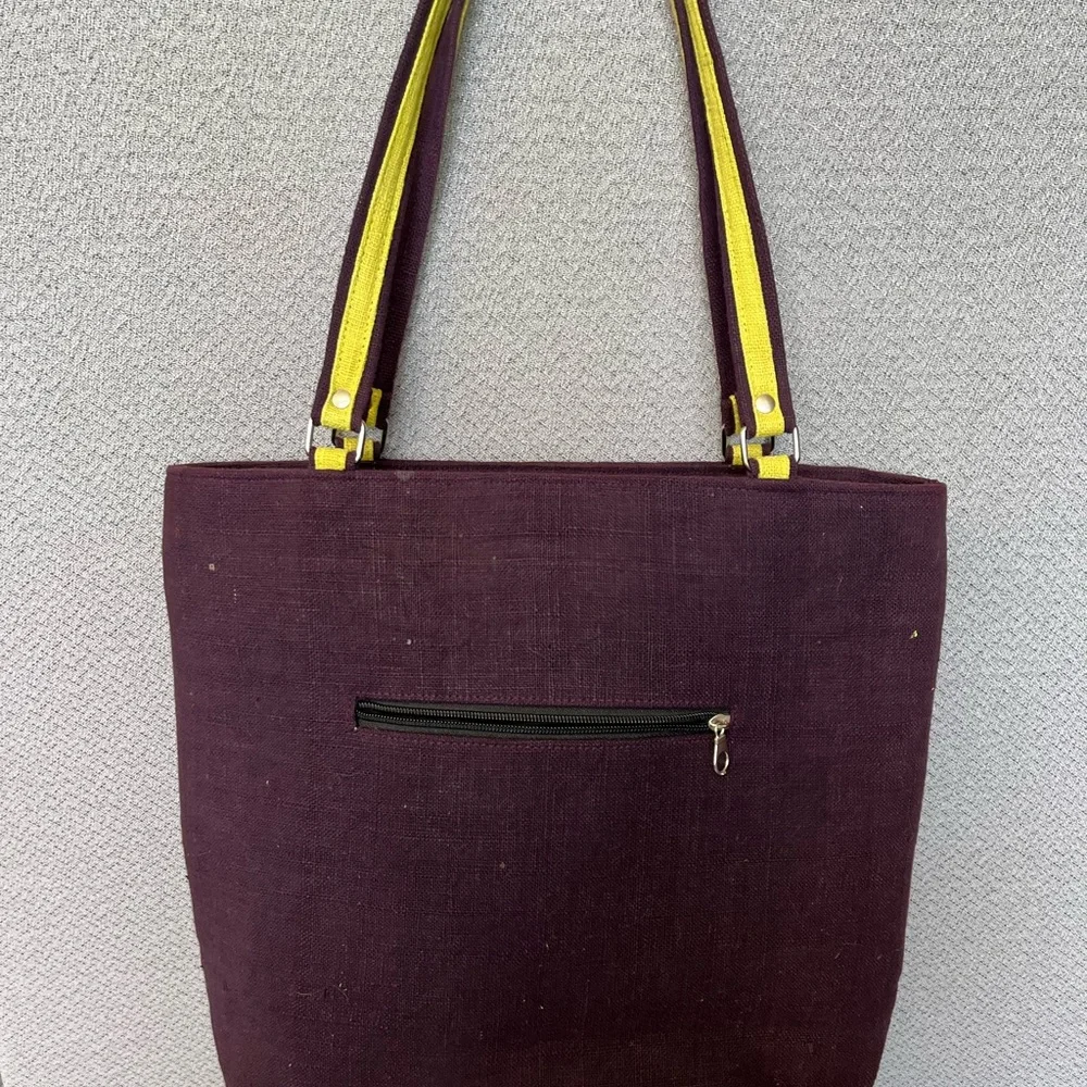 Hand made colorful and durable tote funky animal/ spiritual vibe - Picture 13 of 13
